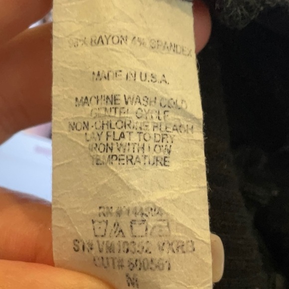 Casual Sexy Violet Moon Black Ribbed Cropped Summer Tank - Picture 6 of 6